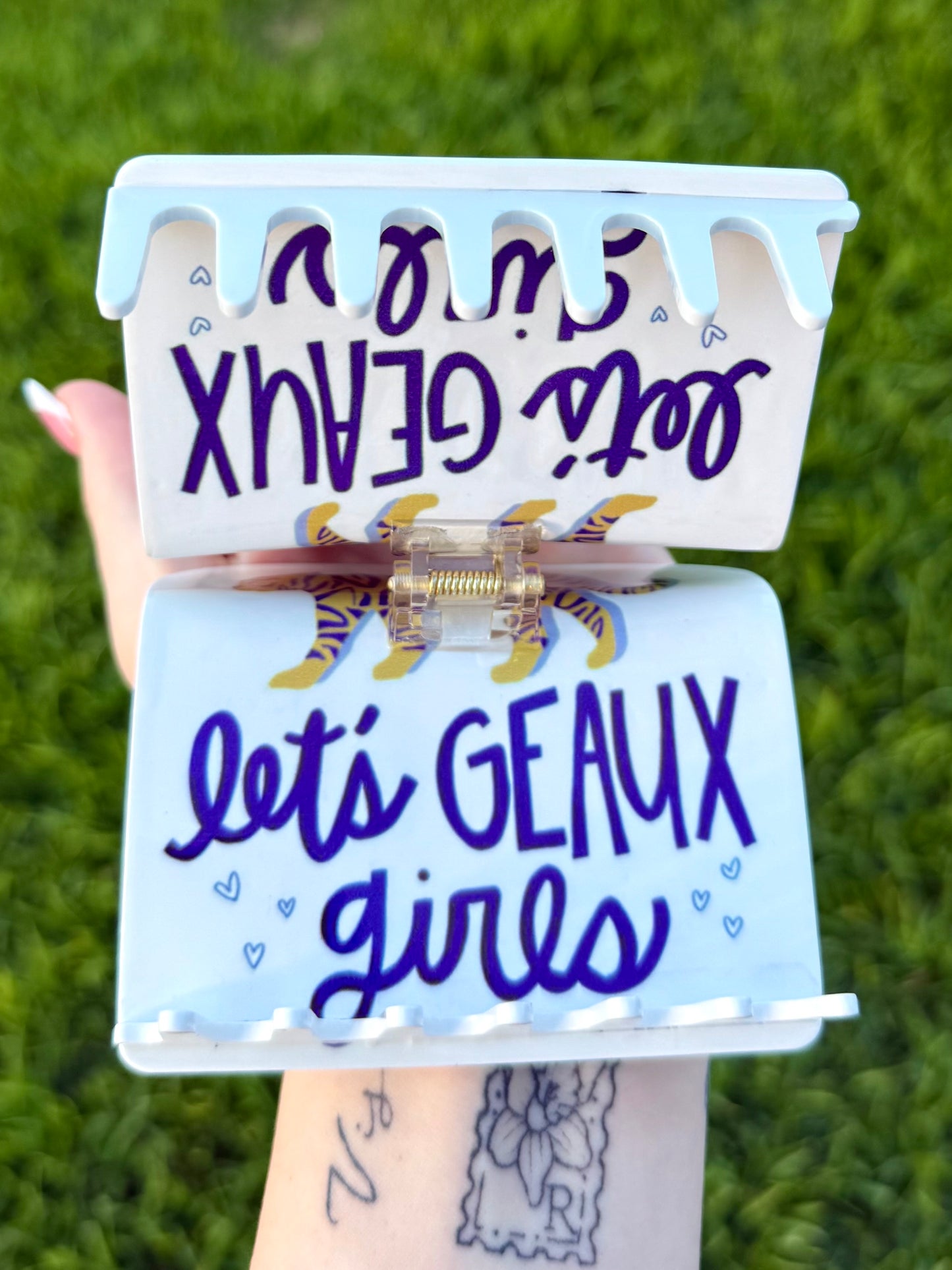 Let’s Geaux Girls Claw Clip