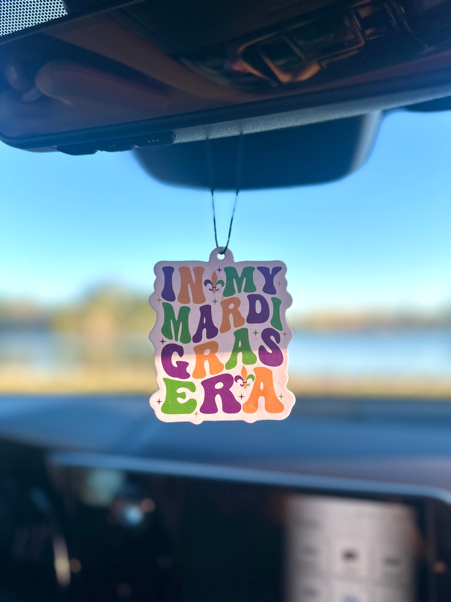 In My Mardi Gras Era Car Freshie