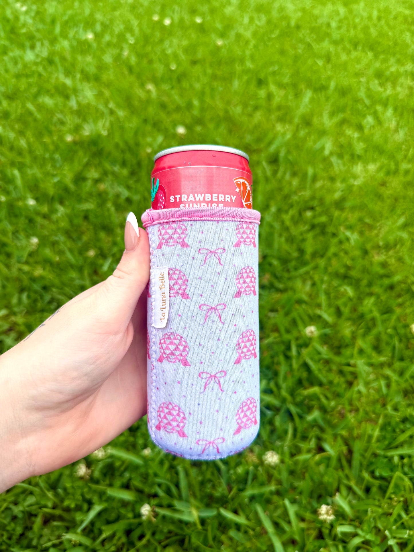 Pink Epcot Slim Can