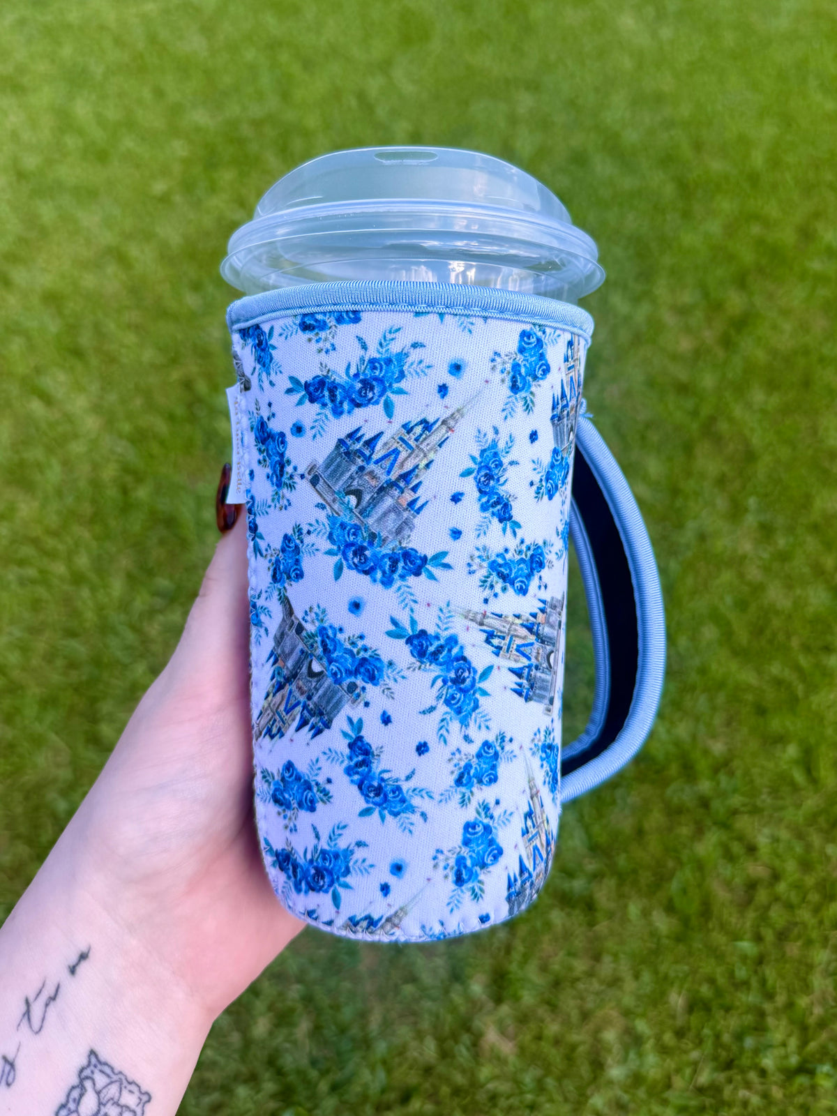 Floral Castle Large Cup Sleeve