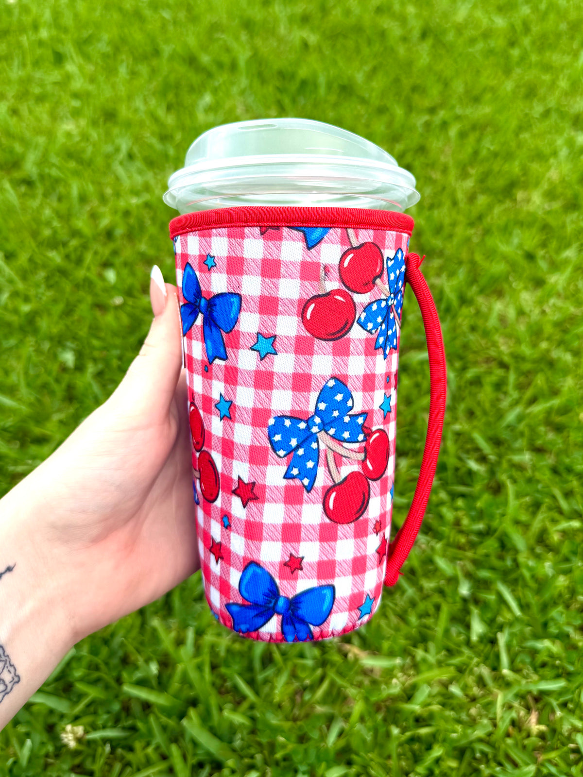 USA Cherry Large Cup Sleeve