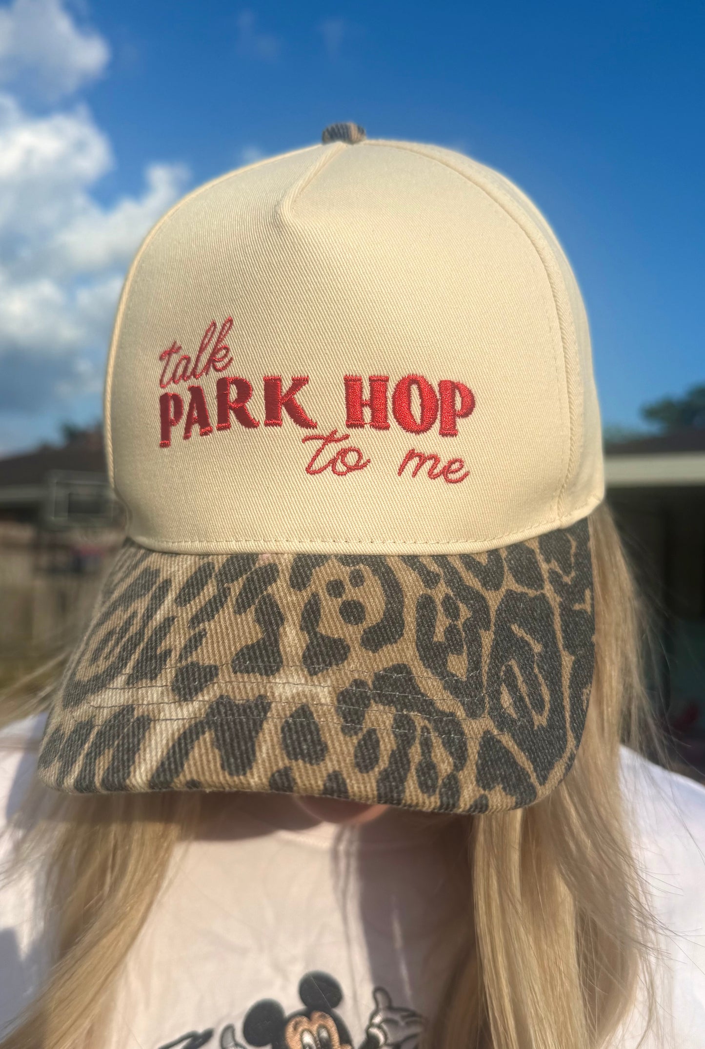 Talk Park Hop To Me Leopard Hat