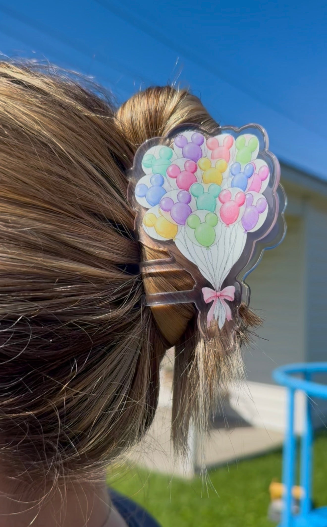 Mickey Balloon Hair Clip
