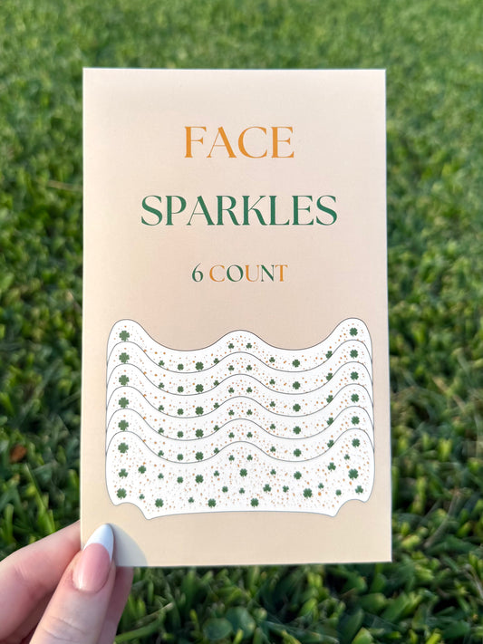 Clover 6pc Face Sparkles | Face Sparkles