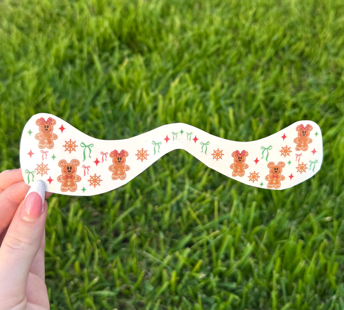 FACE SPARKLES Mickey Gingerbread Bows