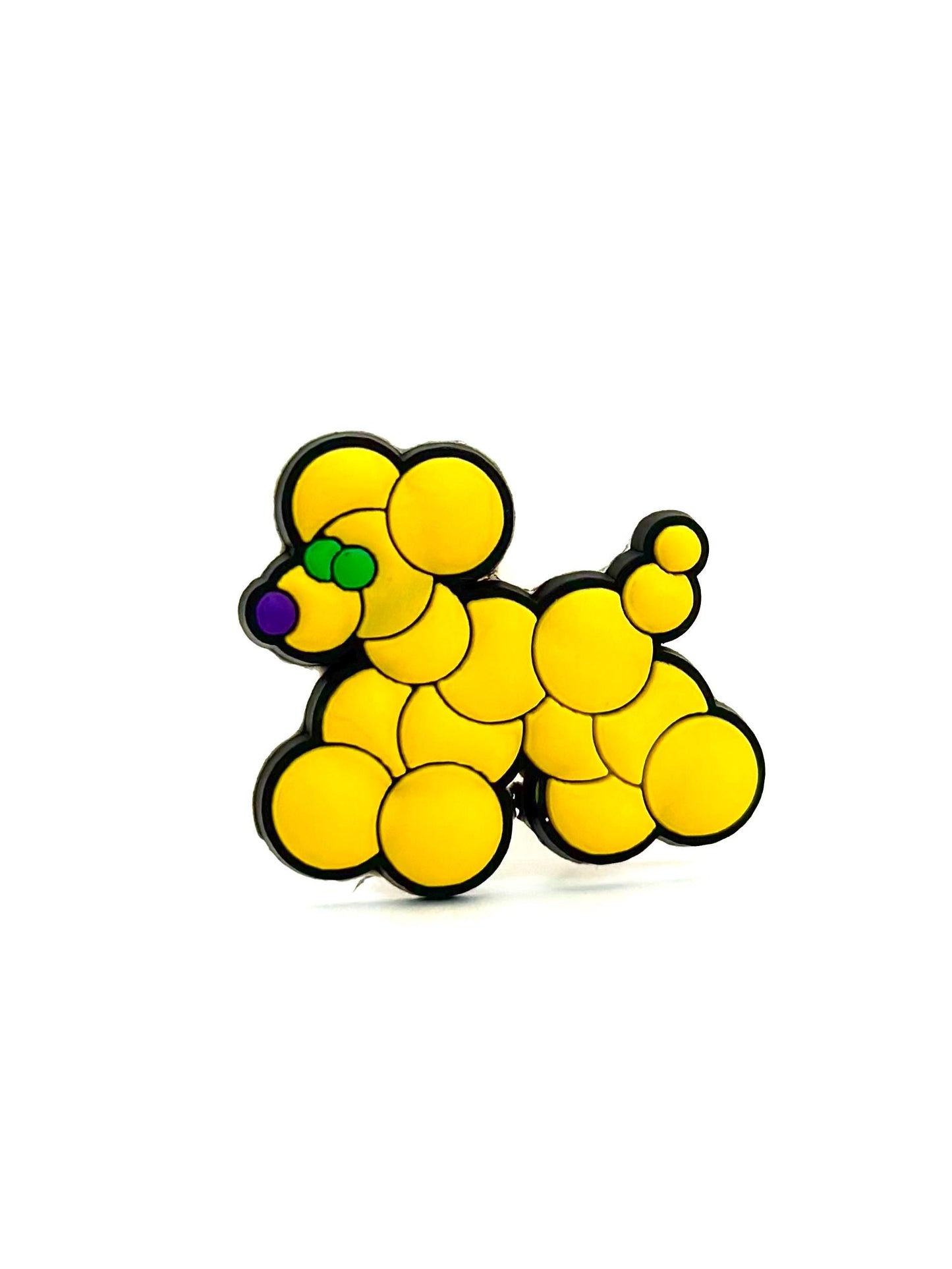 Yellow Bead Dog Straw Topper