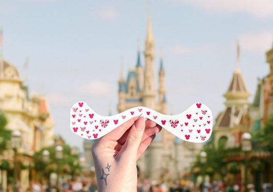 FACE SPARKLES Mickey Small Red Peppermint
